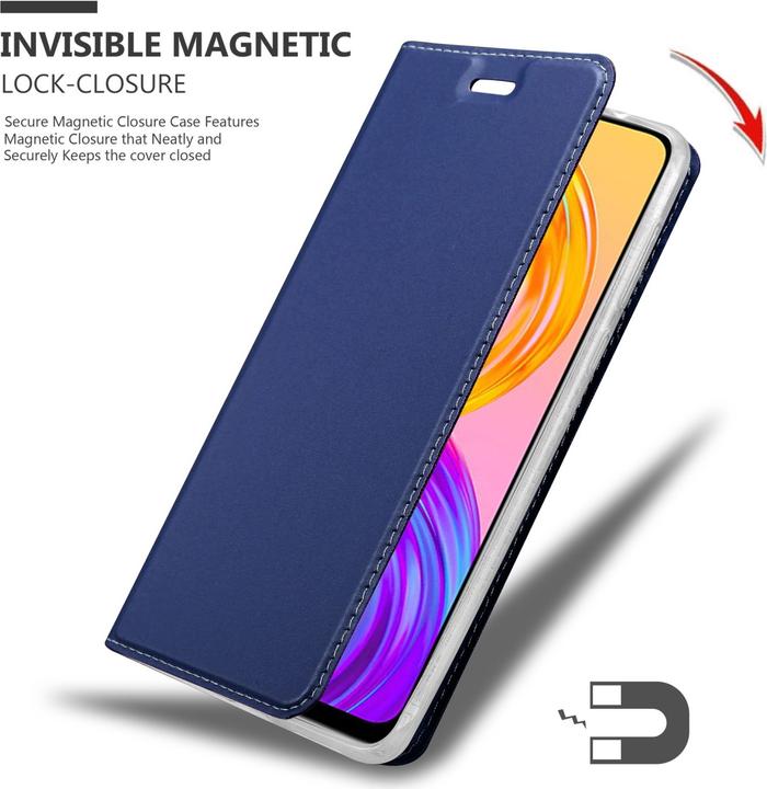 Actual product image Cadorabo Classy Book Case for Realme 8 4G / 8 PRO (Realme 8 Pro, realme 8)