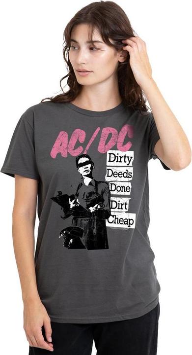 Actual product image AC/DC Unisex Adult Dirty Deeds T-Shirt (M)