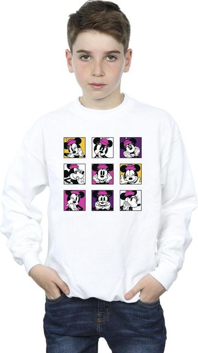 Actual product image Disney Boys Minnie Mouse Squares Sweatshirt (140, 146)