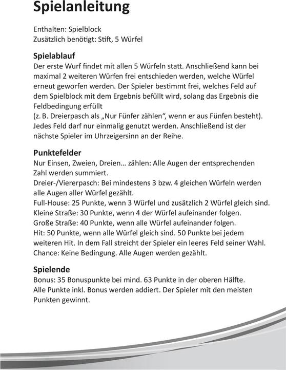 Produktbild Idena Würfelhit 3 Blöcke FSC-Mix