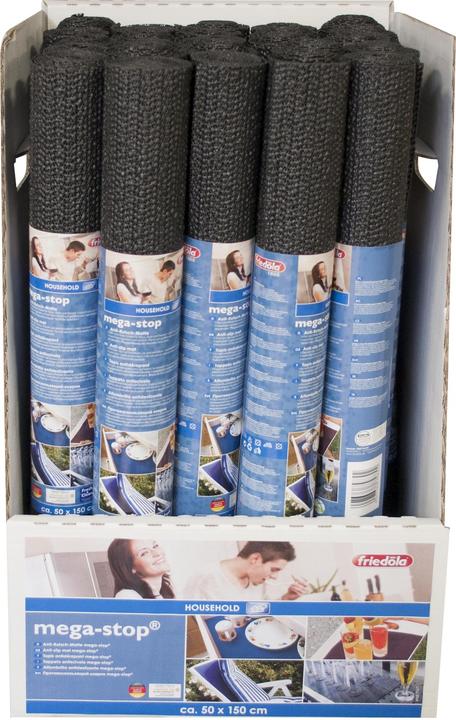Friedola Tappeto antiscivolo Mega-Stop nero 50x150 cm