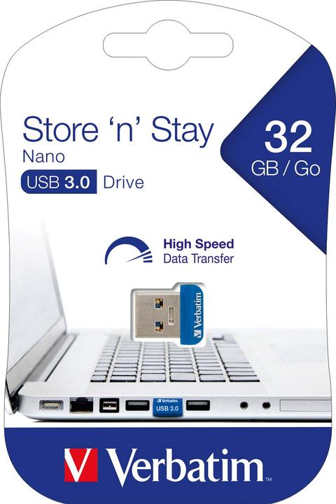 Produktbild Verbatim Nano (32 GB, USB-A, USB 3.0)