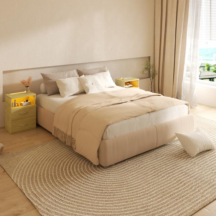 Image du produit Casaria Table de chevet (39 x 28 x 54 cm)