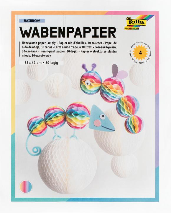 Image du produit Folia Wabenpapier 30-lagig, 4 Blatt (4 x)