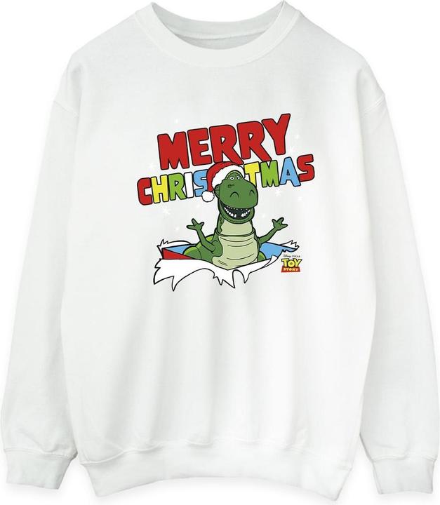 Actual product image Disney Mens Toy Story Rex Christmas Burst Sweatshirt (M)