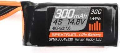 Produktbild 4S 14.8V 300mAh 30C LiPo Battery (14.80 V, 300 mAh)