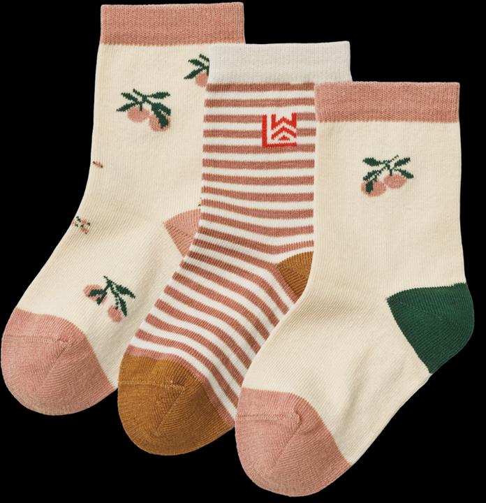 Liewood 3Pack Socken Silas Peach Sea Shell Mix