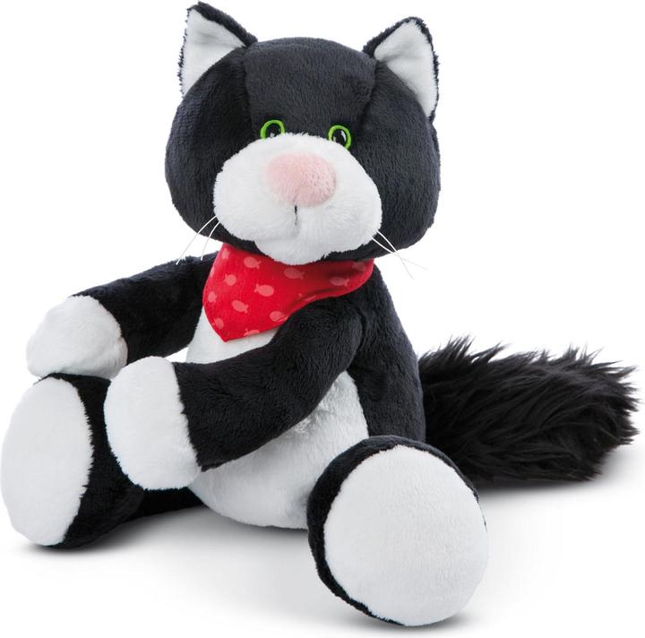 Actual product image NICI Plush Soft Toy Movable Cat Pepper, 30cm (30 cm)
