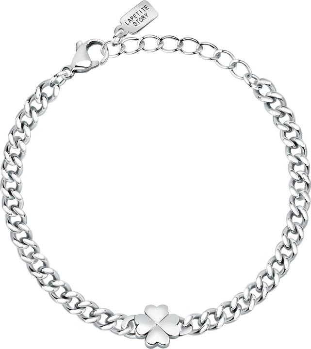 Immagine prodotto La Petite Story Bracciale con foglie dell'amicizia (16 cm, Acciaio inossidabile)