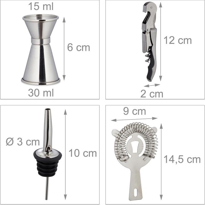 Produktbild Relaxdays Cocktailset (Cocktail Set)