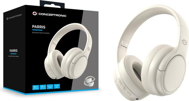 Actual product image Conceptronic Headset Wireless Bluetooth 5.4 Dual-Device ws (25 h, Cable)