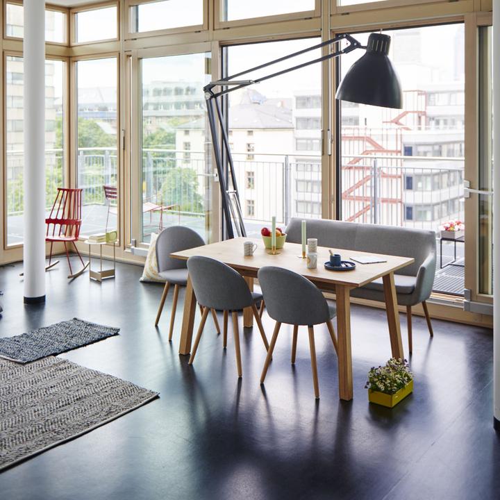 Actual product image Ikarus Mons upholstered bench (159 cm)
