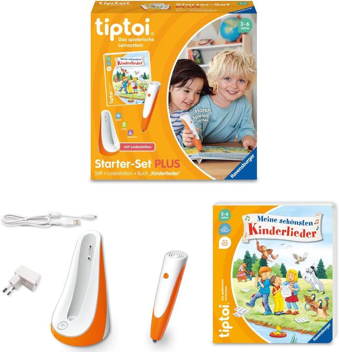 Actual product image Ravensburger Tiptoi starter set + book My favourite children's songs (German)