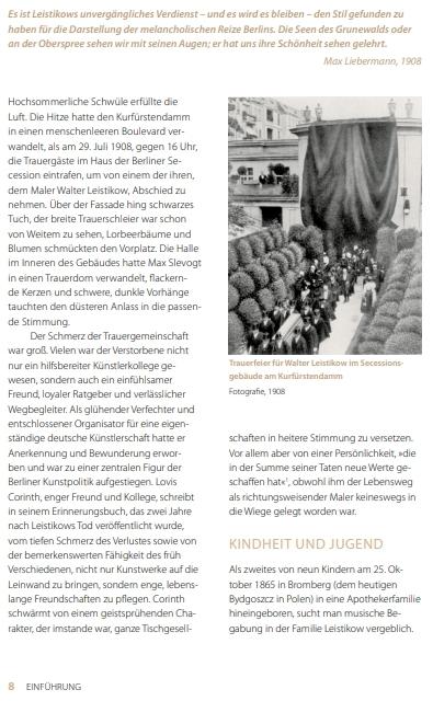 Immagine prodotto Walter Leistikow (Tedesco, Nicole Bröhan, 2024)