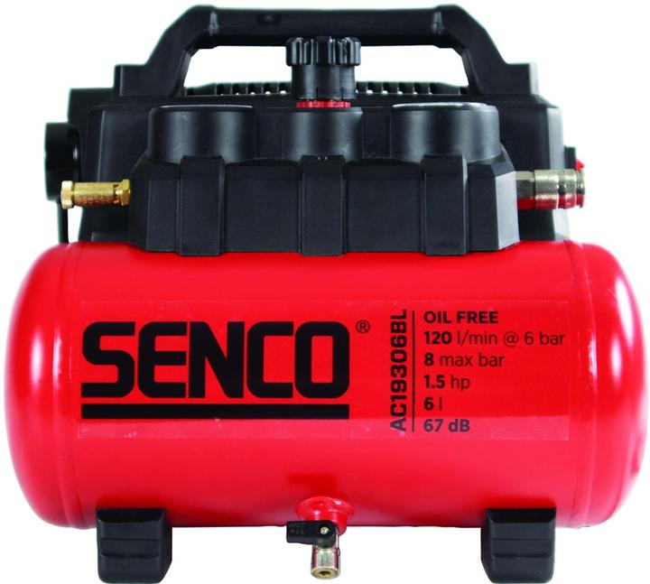Actual product image Senco AC19306BL-EU. AIR COMPRESSOR 230V 6L (8 bar, 6 l)