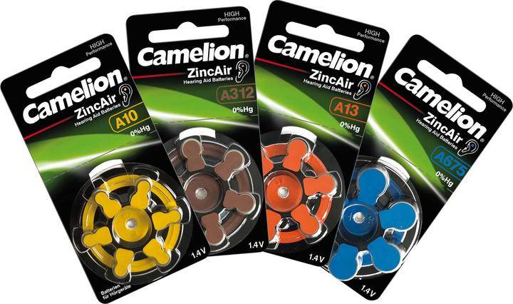 Produktbild Camelion A675 - Einwegbatterie - PR44 - Zink-Luft - 1,4 V - 6 Stück(e) - Silber (5 Stk., PR44, 620 mAh)