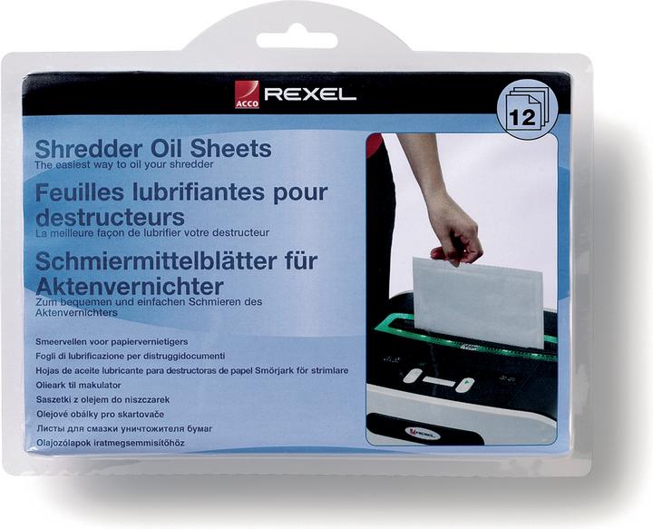Rexel Lubricant sheets for document shredders