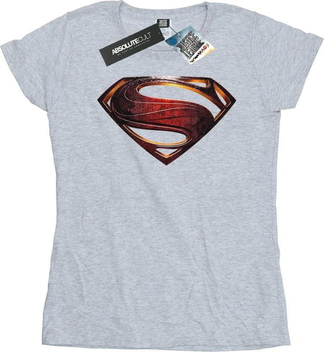 Actual product image Superman Womens/Ladies Logo Cotton T-Shirt (M)