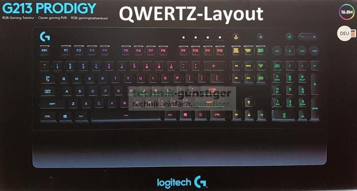 Immagine prodotto Logitech G G213 Prodigy (DE, Cablato)