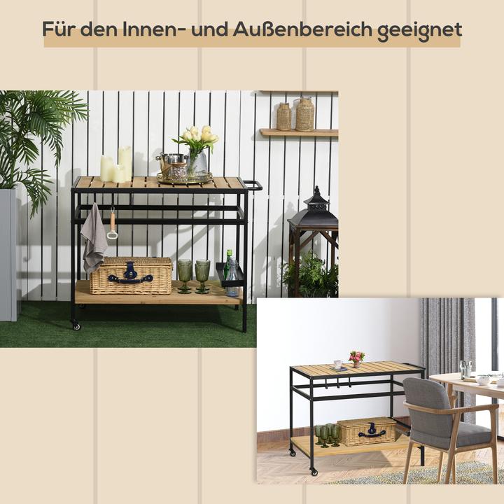 Produktbild Outsunny Servierwagen