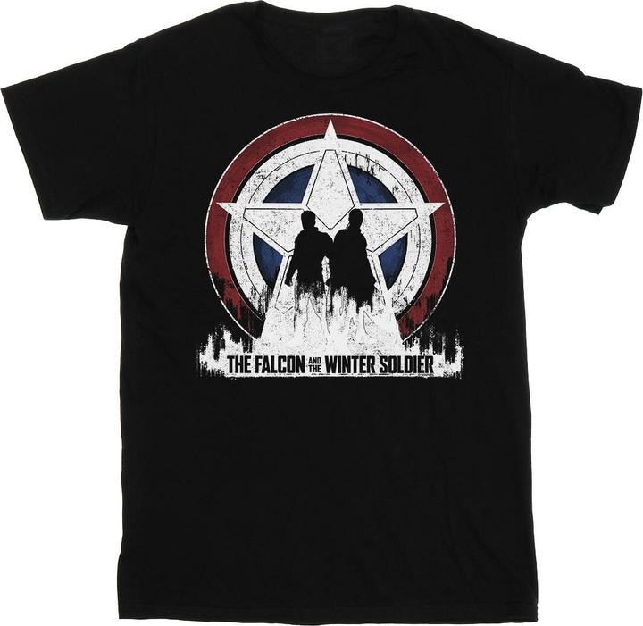 The Falcon And The Winter Soldier Star Silhouettes TShirt (S)