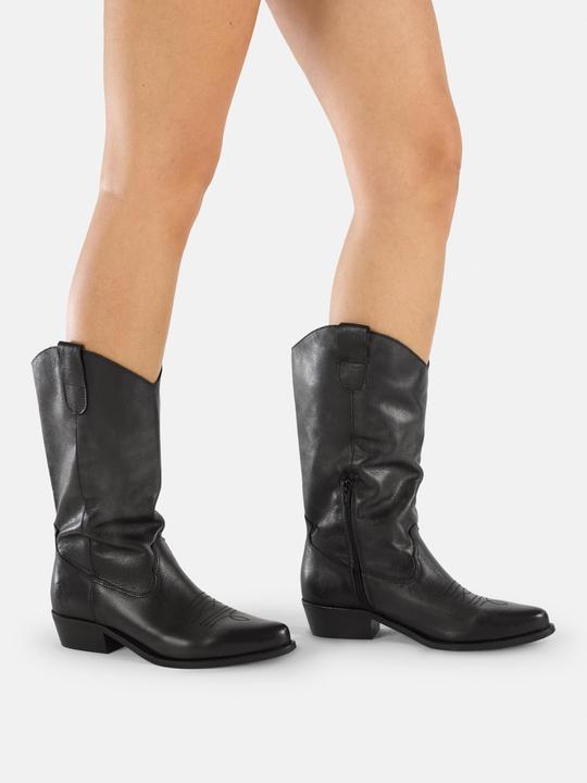 Produktbild Felmini Der breite Cowboy-Stiefel Gerbera W040 von aus Leder ist eine auffällige und bequeme Wahl fü (40)