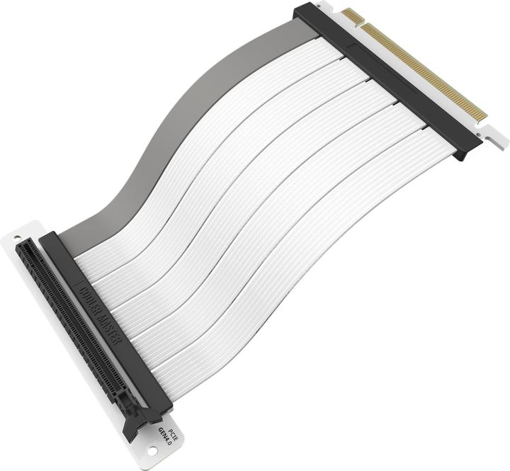 Cooler Master Carte PCI-E Riser 4.0 x16 V2 300 mm Blanc