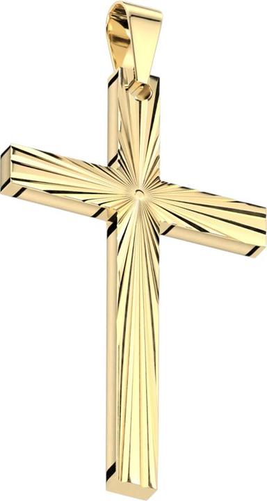 Actual product image Star Piercing Gold-plated cross pendant star explosion (Surgical steel 316L)