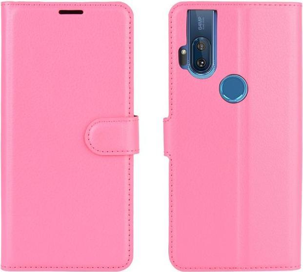 Actual product image MU Classic Litchi Leather Bookcover Series (Motorola One Hyper)