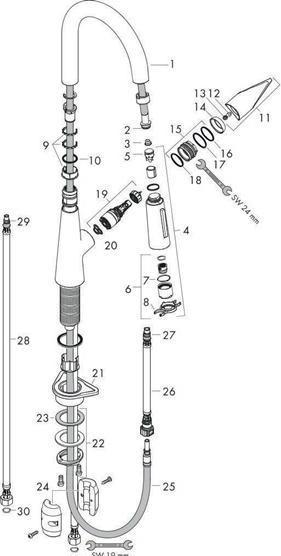 Produktbild hansgrohe Talis S Edelstahl