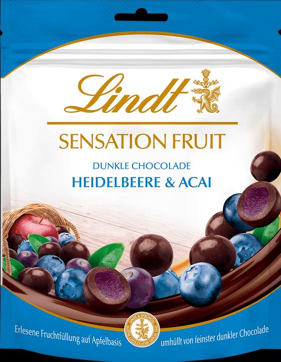 Image du produit Lindt Sensation Fruit Foncé Myrtille & Açaï (150 g)