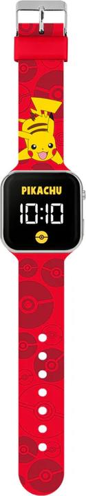 Produktbild Disney Accutime Pokémon Pikachu LED Red Strap Kids Watch POK4405 (Digitaluhr)