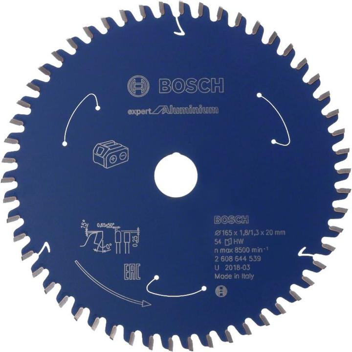 Image du produit Bosch Professional Zubehör Lame de scie circulaire Expert for Aluminium pour scies sans fil,190 x 1,8/1,3 x 30, 54 dents