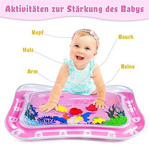 Produktbild Activity Board Wassermatte Baby, Babyspielzeug von 3 6 9 Monaten, Wasserspielmatte Baby sensorisches Spielzeug die