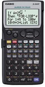 Actual product image Casio FX-5800P