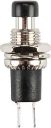 Velleman Push-Button Switch Off-(On) Black