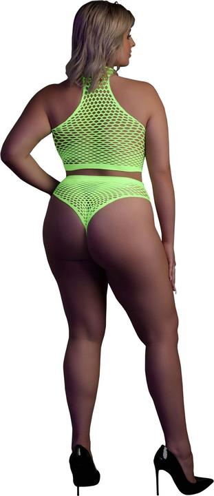 Image du produit Ouch! Turtle Neck and High Waist Slip - Green - XL/XXXXL (XL, XXL, 3XL)