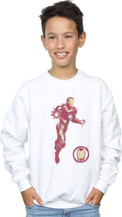 Immagine prodotto Felpa Garçons Avengers Endgame Painted Iron Man (140, 146)