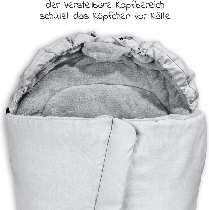 Actual product image Hauck Pushchair Footmuff Winter Grey