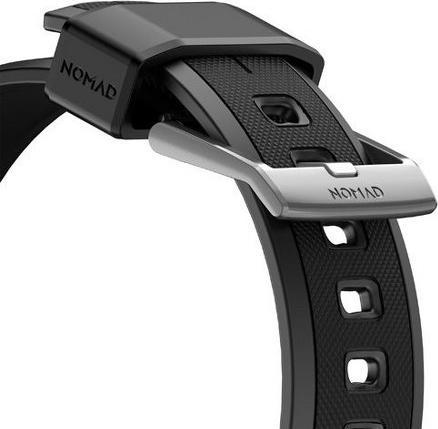 Produktbild Nomad Strap Rugged V2 Connector Silver 42/44mm (44 mm, Kunststoff)
