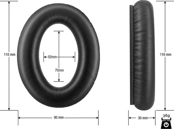Immagine prodotto Apfelkiste Cuscinetto auricolare di ricambio (Bose QuietComfort)