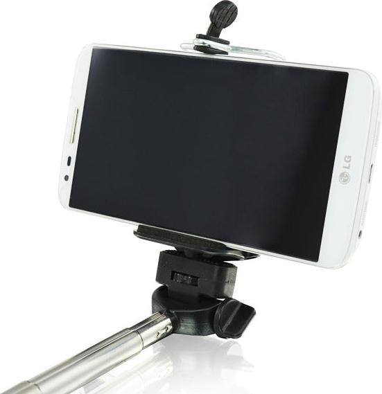 Produktbild Hermex Selfie Stick GRÜN für Apple iPhone & Android Smartphones