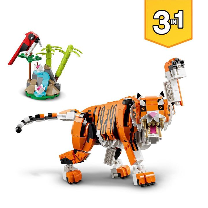 Image du produit LEGO Tigre majestueux (31129, LEGO Creator 3-in-1)