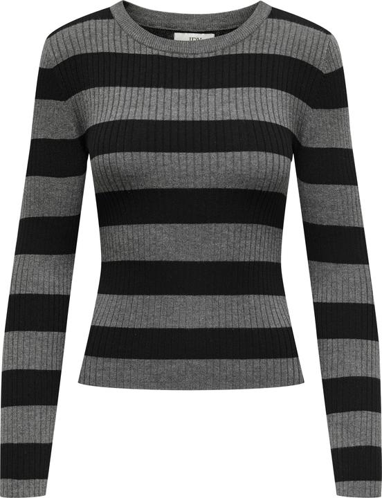 JdY Gerippt Rundhals Pullover Strickpullover