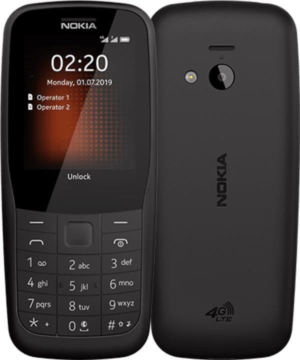 Produktbild Nokia 220 (2019) (2.40", 0.30 Mpx, 4G)