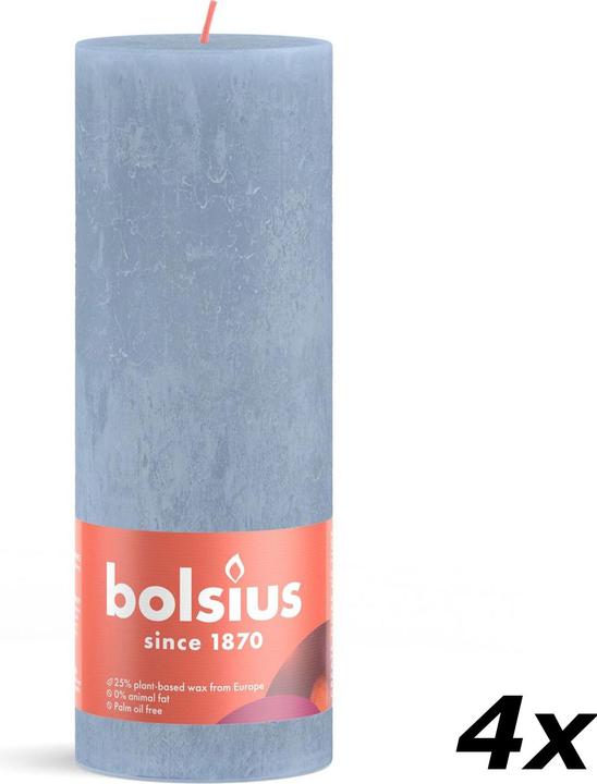 Immagine prodotto Bolsius Set di 4 candele a colonna (4 pz.)