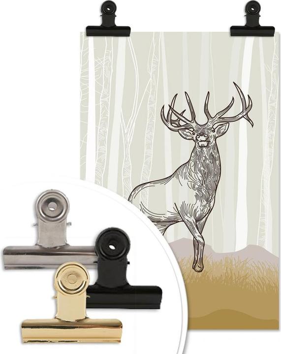 Actual product image Trenddeko Proud stag (40 x 60 cm)