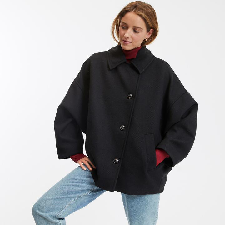 Immagine prodotto La Redoute Collections Kurzmantel mit Knopfverschluss (XS, M)