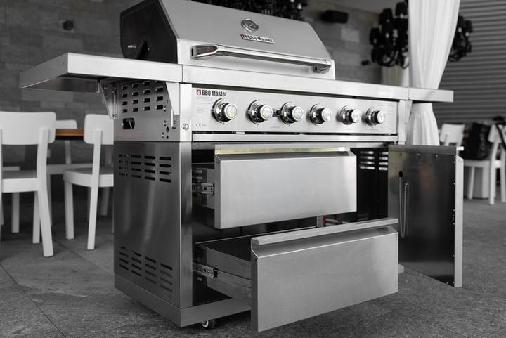 Produktbild BBQ Master XL Premium - Edelstahl Gasgrill (12.80 kW)