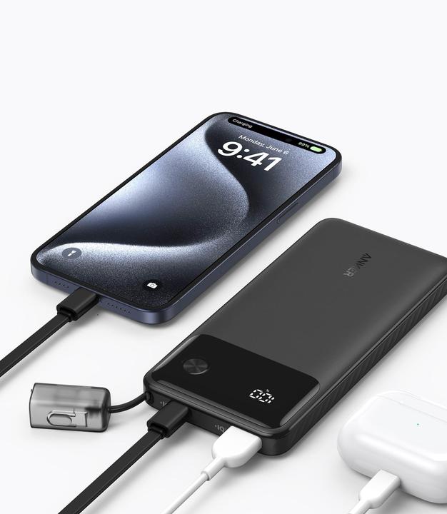Produktbild Anker PowerBank 10000mAh 22.5W black (10000 mAh, 22.50 W, 22.50 Wh)